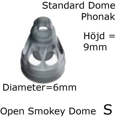 Open Smokey Dome S 1-Pack - Phonak 054-1987