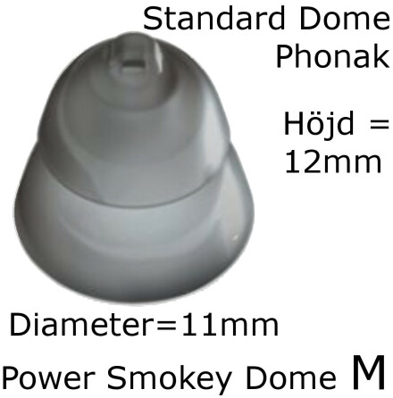 Power Smokey Dome M 1-Pack - Phonak 054-1994