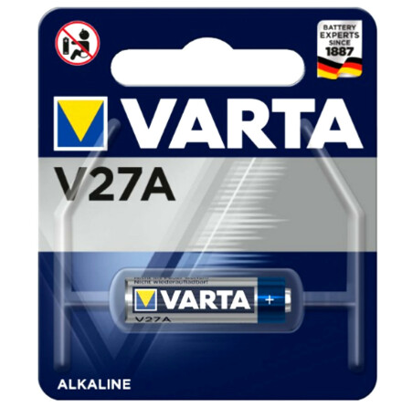 27A Alkaliskt 12V batteri VARTA  A27 / GP27A / E27A / MN27 / LR27A