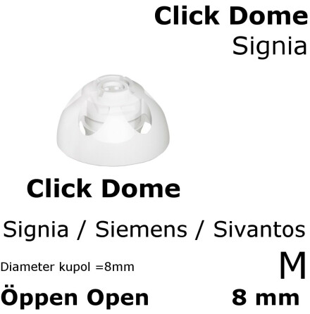 __ Click Dome 8 mm ppen Open - Signia 10426022