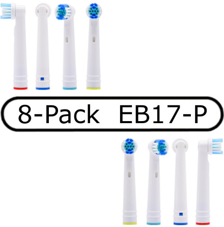 8-Pack Kompatibla Tandborsthuvud EB17-P