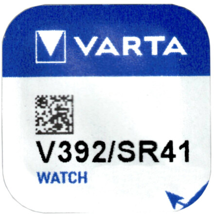 392 SR41W 384 SR41SW Klockbatteri silveroxid 1.55V - VARTA