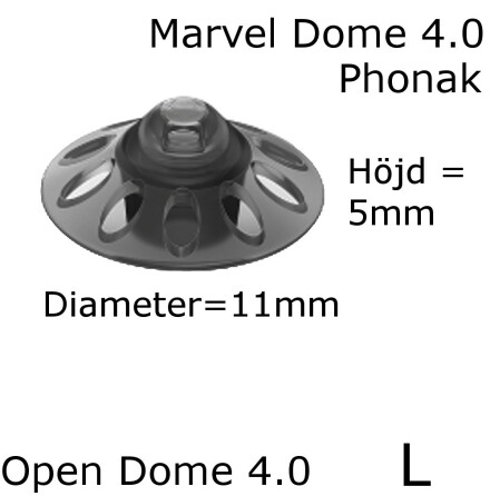 Open Dome 4.0 L Marvel SDS 4.0 - Phonak 054-0787