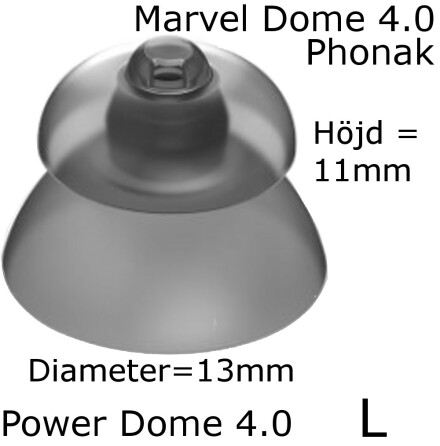  Power Dome 4.0 L Marvel SDS 4.0 - Phonak 054-0822