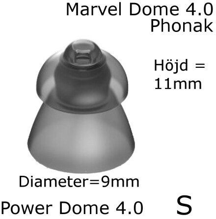  Power Dome 4.0 S Marvel SDS 4.0 - Phonak 054-0820