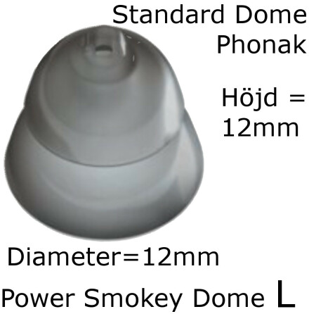 Power Smokey Dome L 10-Pack - Phonak 054-1995